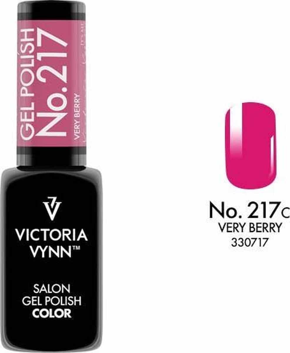 Gellak Victoria Vynn™ Gel Nagellak - Salon Gel Polish Color 217 - 8 ml. - Very Berry