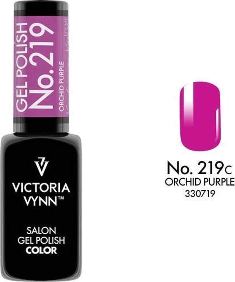Gellak Victoria Vynn™ Gel Nagellak - Salon Gel Polish Color 219 - 8 ml. - Orchid Purple