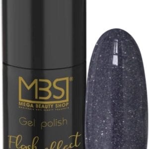 Gellak - gel polish - pro - flash line - glitter gellak - paars - (05)