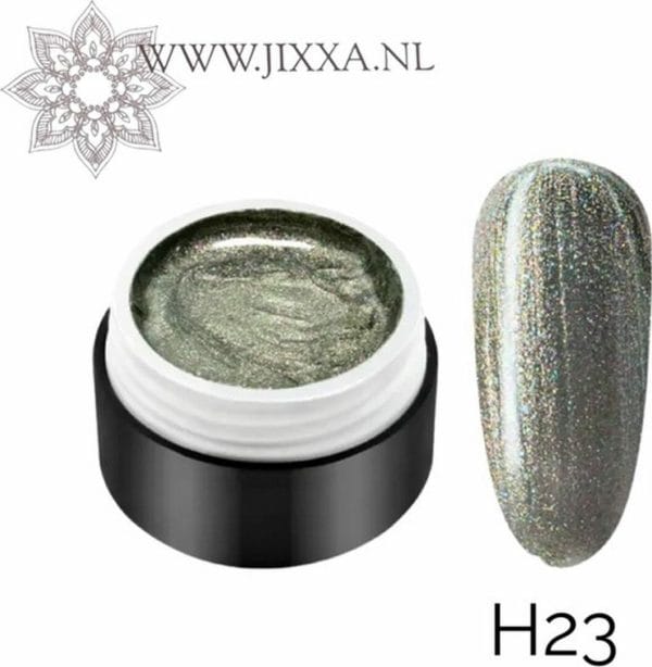 Gellak glitters H23 potje 5ml - Gel lak glitters - Glitters nailart - Gellak glitter kleuren - Nail art - Glitter nagels - Nagelstyliste