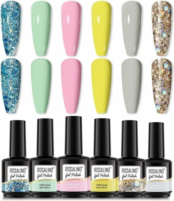 Gellak set - nagel gel polish - veel verschillende kleuren - gemakkelijk te gebruiken