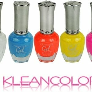 Gellak starterskit, gel nagellak zonder lamp, NEON, Kleancolor