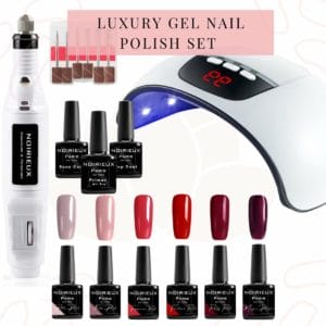 Gellak starterspakket - Gellak - 6 top kleuren gellak nagellak - UV led lamp 54W - Elektrische nagelvijl - Manicure set - Nagellak set