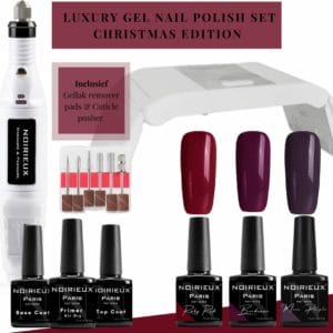 Gellak starterspakket - Gellak - Winter Edition kleuren - Gellak nagellak - UV led lamp - Elektrische nagelvijl - Manicure set - Nagellak set