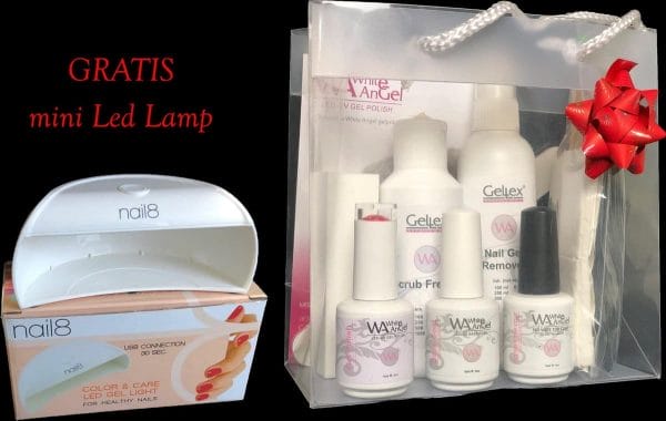 Gellak startpakket met Gratis LED lamp- Starterskit - Starter Kit Set, Gellakset, gel nagellak, gelpolish, shellac, gel nagels