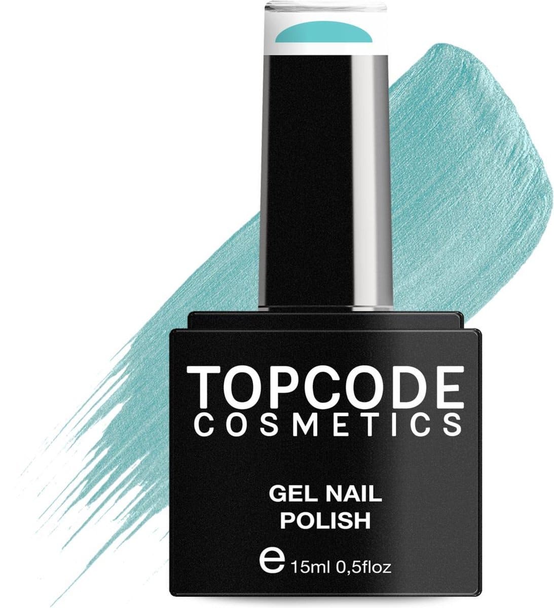 Blauwe gellak van topcode cosmetics - bondi blue - tcbl28 - 15 ml - gel nagellak nagellak blauw gellak blauw gellac Gellak van topcode cosmetics - bondi blue - #tcbl28 - 15 ml - gel nagellak