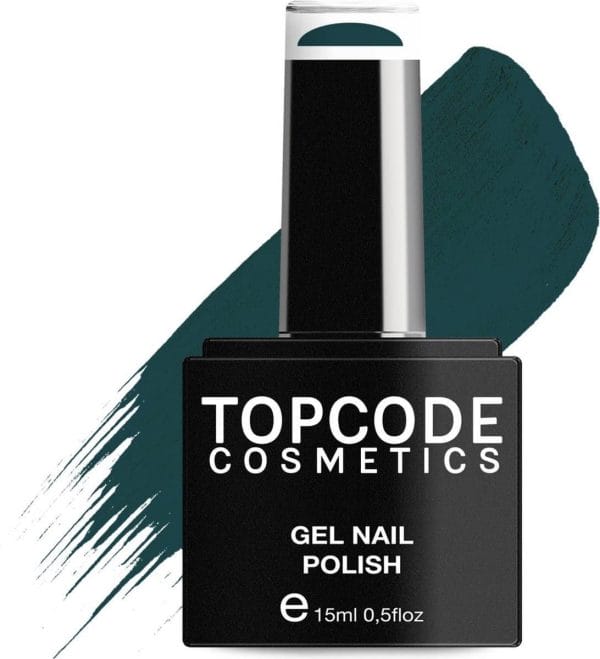Gellak van TOPCODE Cosmetics - Dark Green - #TCGR02 - 15 ml - Gel nagellak
