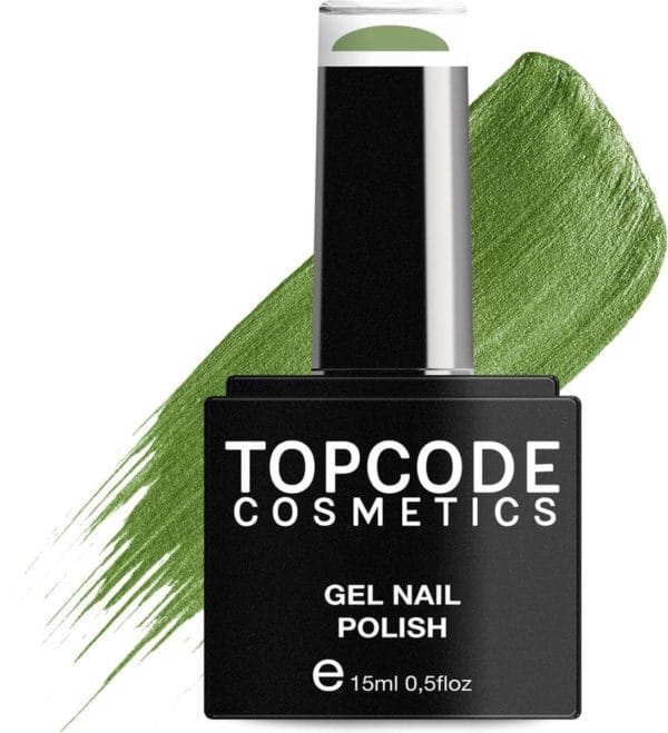 Gellak van topcode cosmetics - highland green - #tcgr23 - 15 ml - gel nagellak