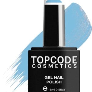 Gellak van TOPCODE Cosmetics - Light Blue Sky - #TCKE35 - 15 ml - Gel nagellak