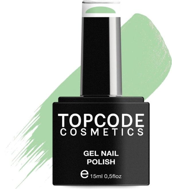 Gellak van topcode cosmetics - padu green - #tcbl45 - 15 ml - gel nagellak