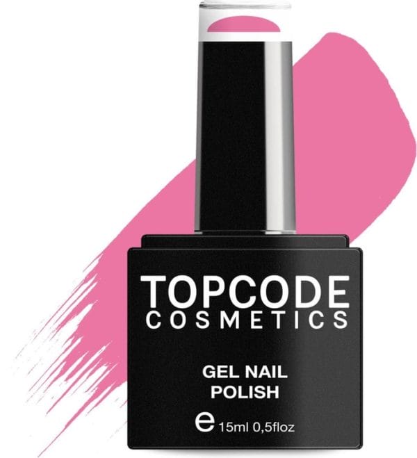 Gellak van topcode cosmetics - persian pink shine - #tcke20 - 15 ml - gel nagellak