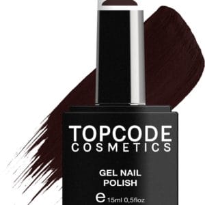 Gellak van TOPCODE Cosmetics - Rustic Brown - #TCKE24 - 15 ml - Gel nagellak