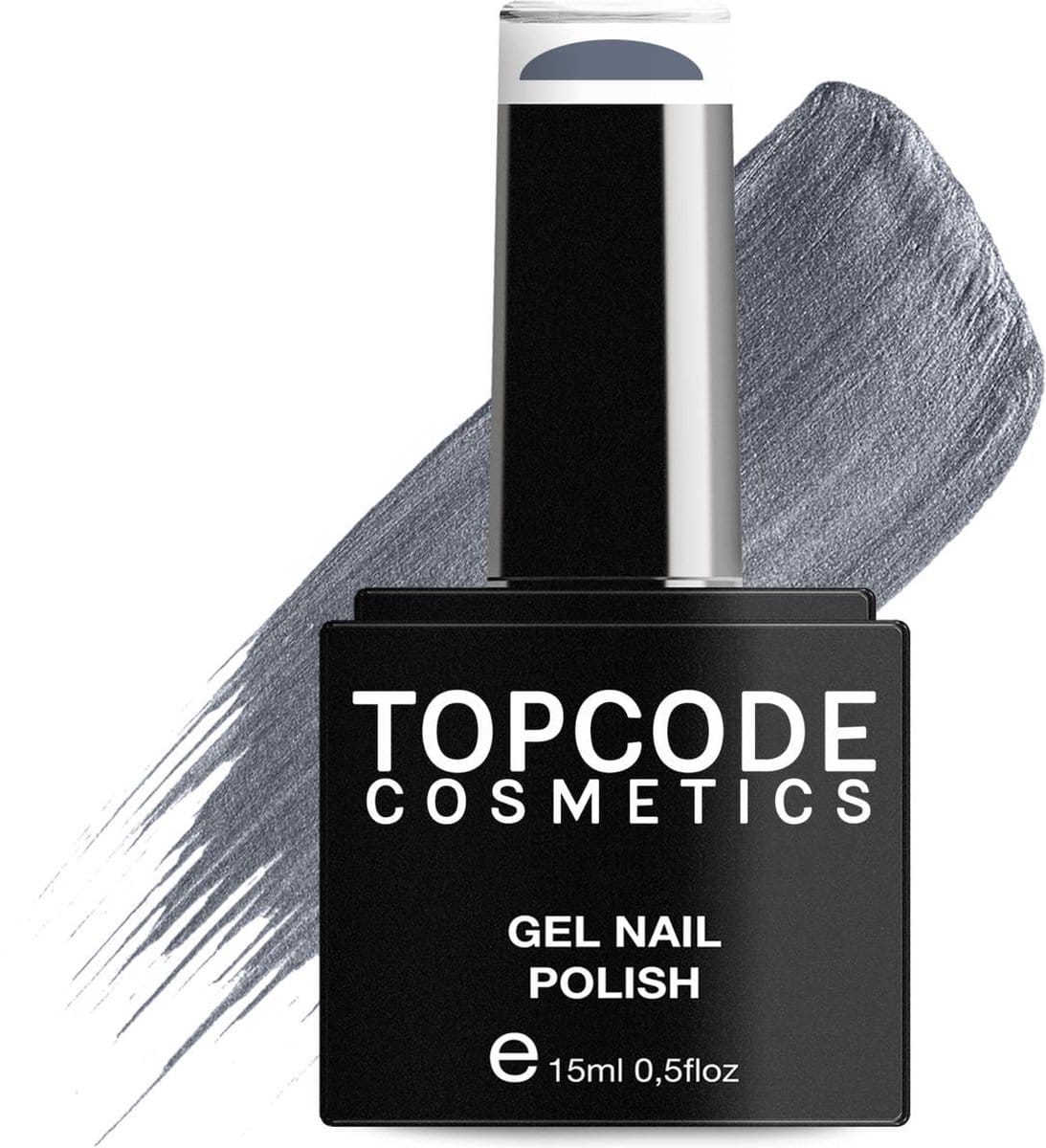 Gellak van topcode cosmetics - wedgewood grey - tcke08 - 15 ml - gel nagellak Gellak van topcode cosmetics - wedgewood grey - #tcke08 - 15 ml - gel nagellak