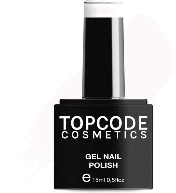 Gellak van topcode cosmetics - white - #tcke12 - 15 ml - gel nagellak