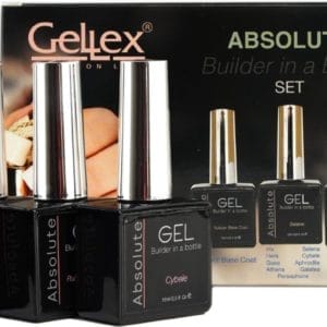 Gellex - Biab Starter Pakket - SET Absolute Builder Gel in a bottle- "Persephone" 15ml - Biab Nagellak - Gellak Starterspakket 3x15ml - Builder Gel - Gellak pink