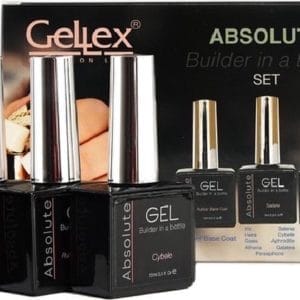 Gellex - Starter Pakket - SET Absolute Gel Builder in a bottle "Athena" 15ml - Starterspakket 3x15ml - Gellak - Gel Nagellakset - Biab nagels