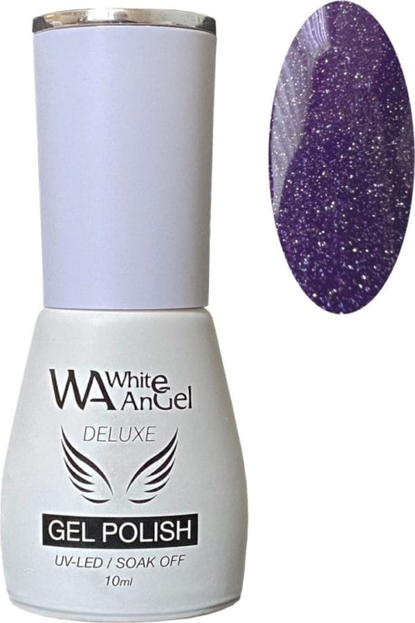 Gellex white angel deluxe gel polish (14) disco nights 10ml gellak - gel nagellak - shellac - gel nagels - gel nails