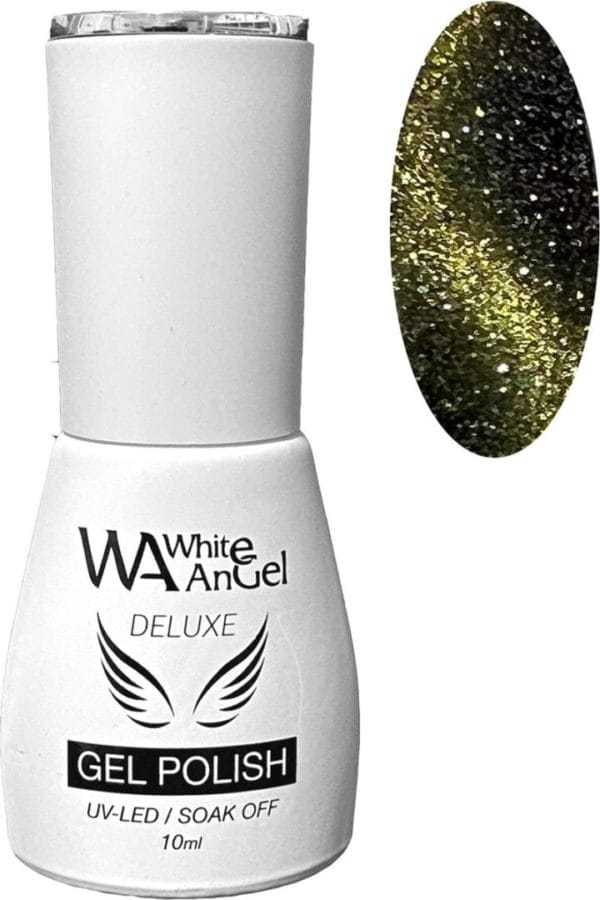 Gellex white angel deluxe gel polish (cat eye-10) - boogie night 10ml gellak - gel nagellak - shellac - gel nagels - gel nails