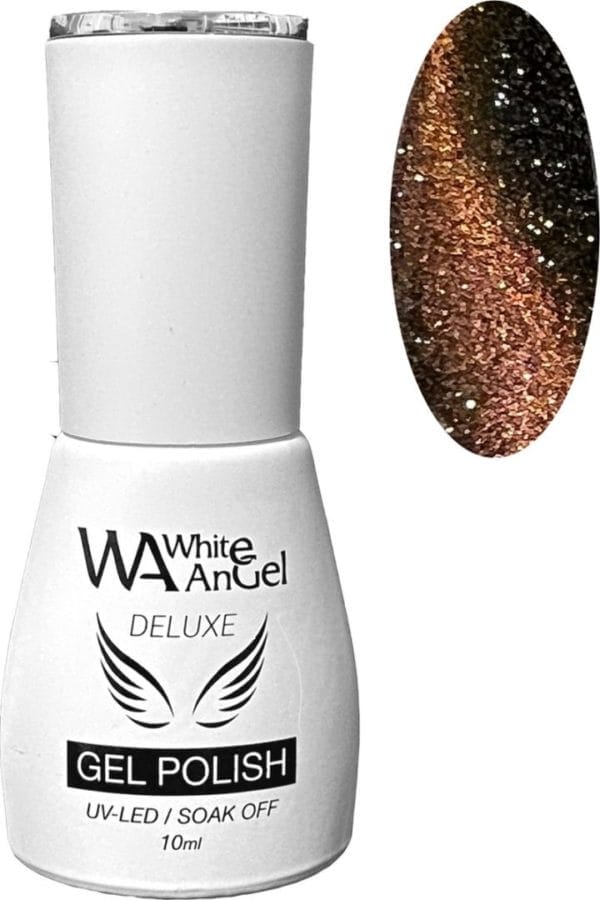 Gellex white angel deluxe gel polish (cat eye-11) - disco inferno 10ml gellak - gel nagellak - shellac - gel nagels - gel nails