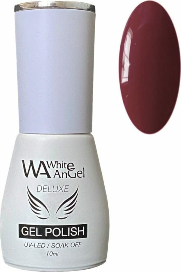 Gellex White Angel Deluxe Gel Polish, gellak, gel nagellak, shellac - 198 Cherry Berry 10ml