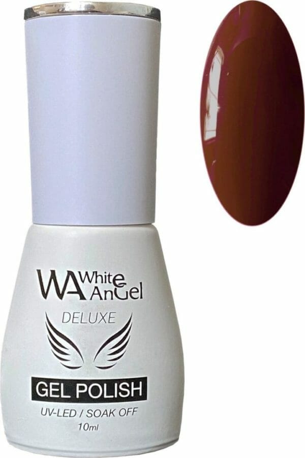 Gellex White Angel Deluxe Gel Polish, gellak, gel nagellak, shellac - 216 Bold Brandy 10ml