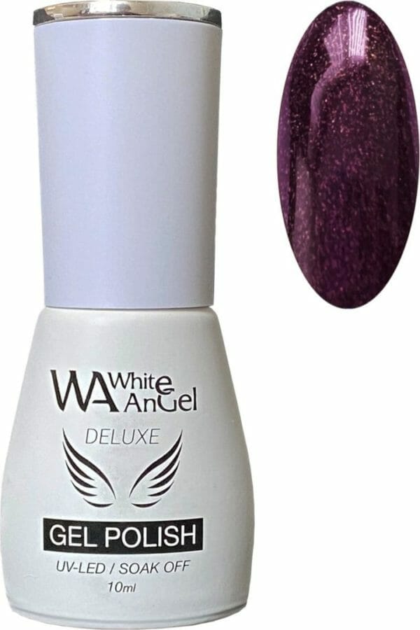 Gellex White Angel Deluxe Gel Polish, gellak, gel nagellak, shellac - 232 Dark Eyes Fuchsia 10ml