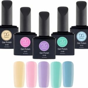 Gelzz Gellak - Gel Nagellak - Pastel Collectie - Pastel - Dekkende kleur - 10ml