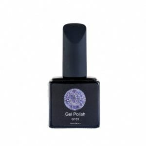 Gelzz Gellak - Gel Nagellak - kleur 3D Galaxy Purple Blue G153 - BlauwGlitterPaarsSparkel - Semitransparante kleur - 10ml