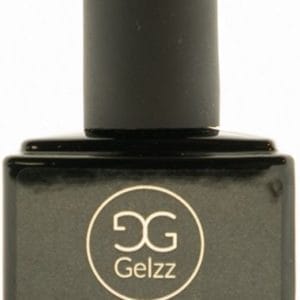 Gelzz Gellak - Gel Nagellak - kleur Black Onyx G064 - Zwart en wit - Dekkende kleur - 10ml - Vegan