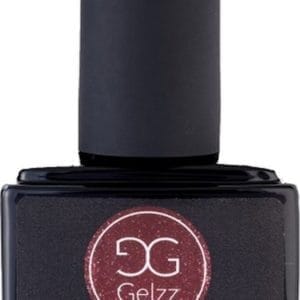 Gelzz Gellak - Gel Nagellak - kleur Glam Brick G076 - GlitterRood - Dekkende kleur - 10ml - Vegan