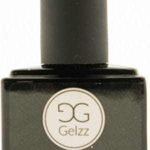 Gelzz Gellak - Gel Nagellak - kleur Ibiza White G063 - Zwart en wit - Dekkende kleur - 10ml - Vegan