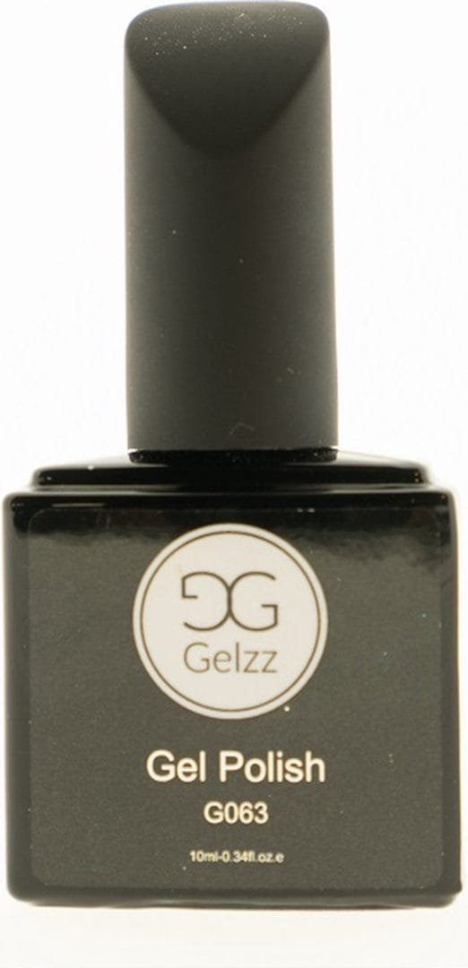 Gelzz gellak - gel nagellak - kleur ibiza white g063 - zwart en wit - dekkende kleur - 10ml