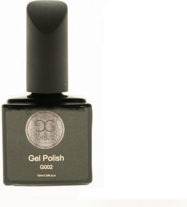 Gelzz gellak - gel nagellak - kleur splash of silver g002 - glitterzilver - dekkende kleur - 10ml - vegan