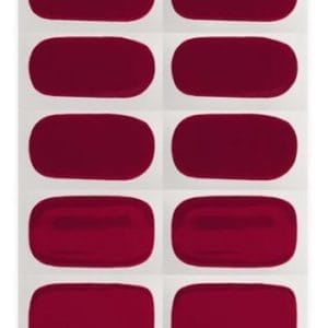 Gimeau - Gel Nail Stickers - Bordeaux Red