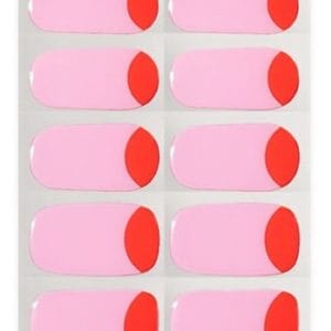 Gimeau - Gel Nail Stickers - Nail Art Pink