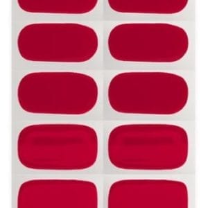 Gimeau - Gel Nail Stickers - Red Color