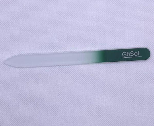 Glasvijl voor nagels | merk gösol | geschikt voor broze nagels | maxi| kleur groen