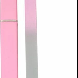 Glazen Nagelvijl Licht roze- 1 Stuk - Glasvijl met opbergdoosje - Manicure - oDaani