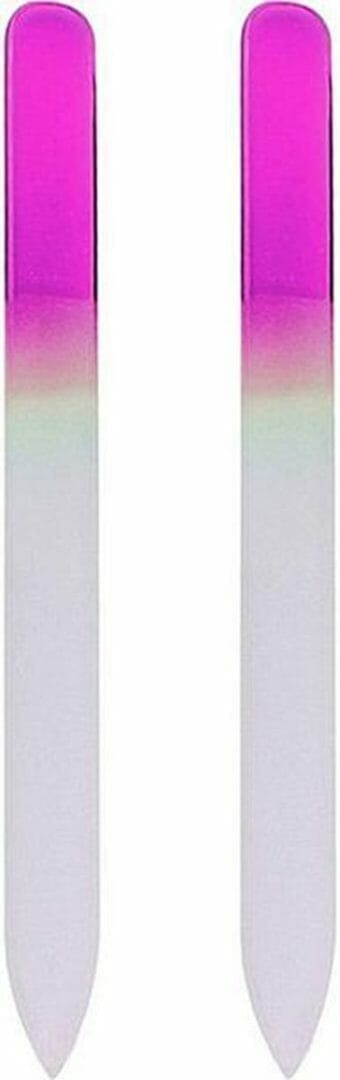 Glazen nagelvijl roze - 2 stuks - glasvijl - manicure - odaani Glazen nagelvijl roze - 2 stuks - glasvijl - manicure - odaani