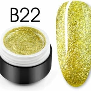 Glittergel B22 - Glitters - Nailart - Nail art glitters - Gellak - Nagelversiering - Nagelverzorging - Nail art tools - Glitter gellak - 5ml - Mooie glitters