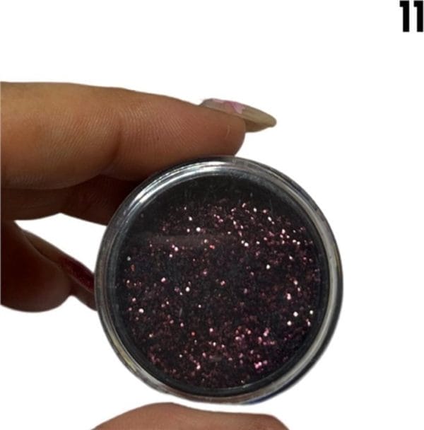 Glitters 15ml kleur 11 - veel glitters - nailart glitters - losse glitters - nails - nagelstyliste - acrylpoeder - polygel - uv gel - glitters mengen - nagelsalon