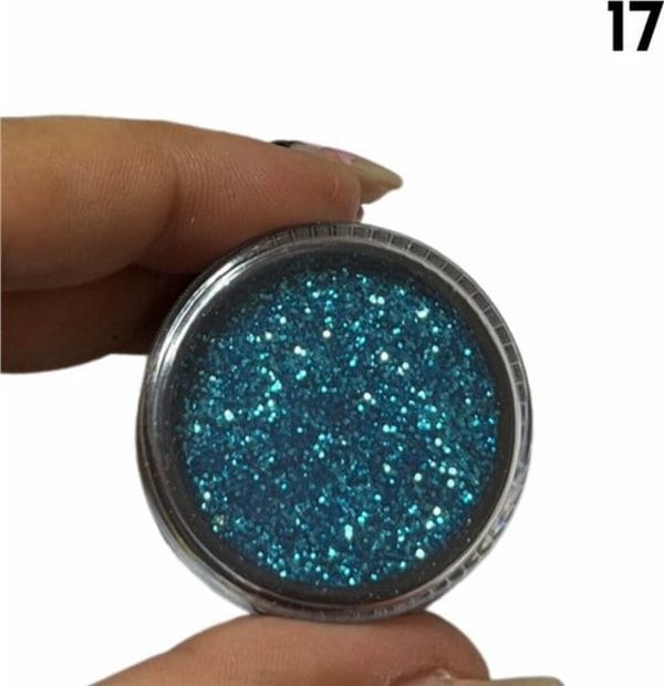 Glitters 15ml kleur 17 - Veel glitters - Nailart glitters - Losse glitters - Nails - Nagelstyliste - Acrylpoeder - Polygel - UV gel - Glitters mengen - Nagelsalon