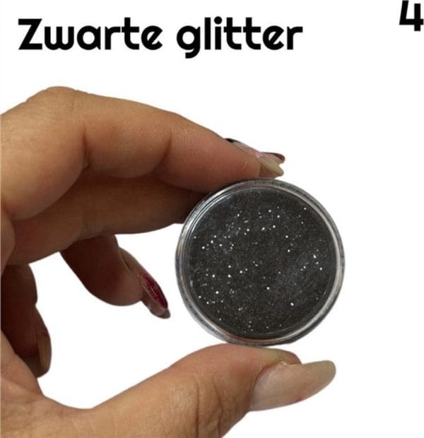Glitters 15ml kleur 4 - veel glitters - nailart glitters - losse glitters - nails - nagelstyliste - acrylpoeder - polygel - uv gel - glitters mengen - nagelsalon