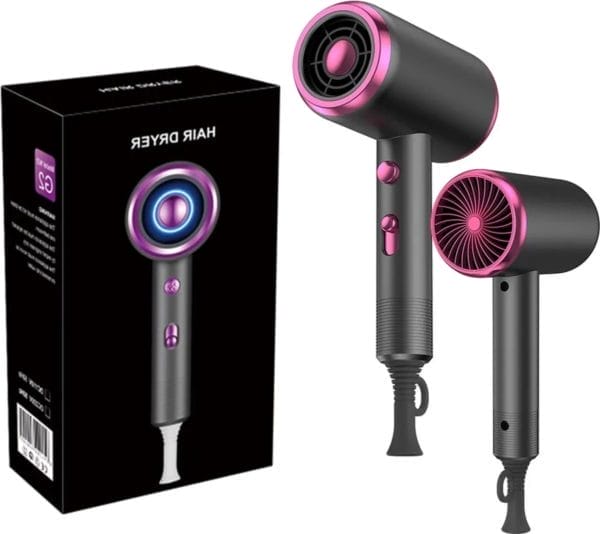 Haardroger met diffuser föhn kam borstel 1800w ionische haardrogers met diffuserconstante temperatuur haarverzorging zonder dama