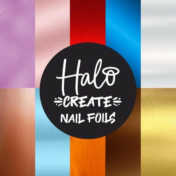 Halo Create Transfer foil "metallics" - 10 stuks in box - Nagel folie - Nail art