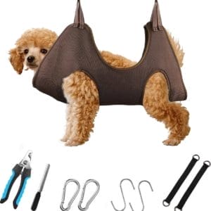 Hangmatkit voor de verzorging van kleine honden, maat S, huisdierhouder voor het knippen van nagels