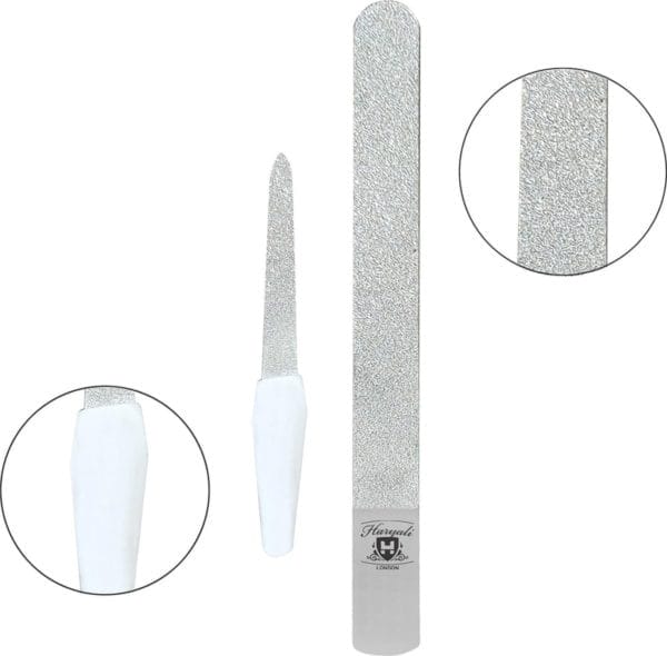 Haryali london professional podiatry precision: double-sided diamond-coated foot dresser and nail file (20 cm)