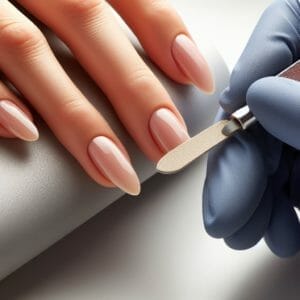 Zelf gelnagels zetten: de complete handleiding - diy en tips Het vormen van de nagels in de gewenste vorm.