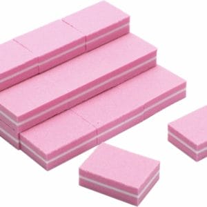 Hiden | Nagel mini buffers - Nagel producten - Mooi & Gezond - Nagels - Nail Art - 2 stuks - 100/180 - Roze