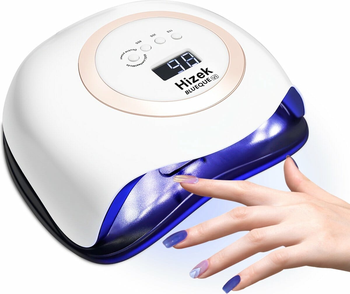 Hizek Nageldrogers Nageldrogerlamp LED UV Nagels Lamp Gellak Lamp 120W 42 LED voor
